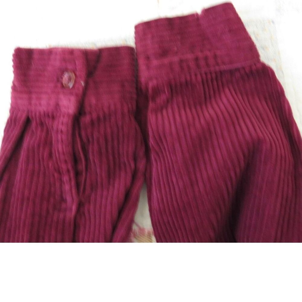 Vintage NorthCrest Women's Corduroy Jacket Burgundy small (6/8) - Picture 6 of 9